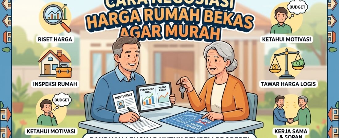 Cara Negosiasi Harga Rumah Bekas Agar Murah
