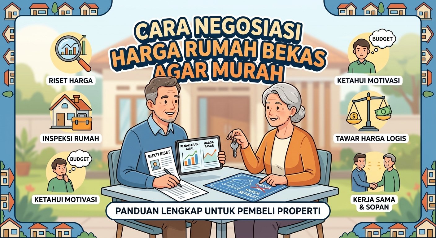 Cara Negosiasi Harga Rumah Bekas Agar Murah