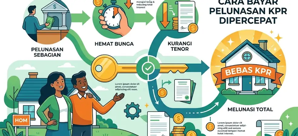 Cara bayar pelunasan KPR dipercepat