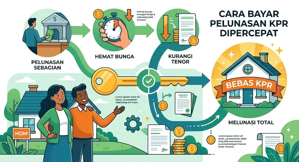 Cara bayar pelunasan KPR dipercepat