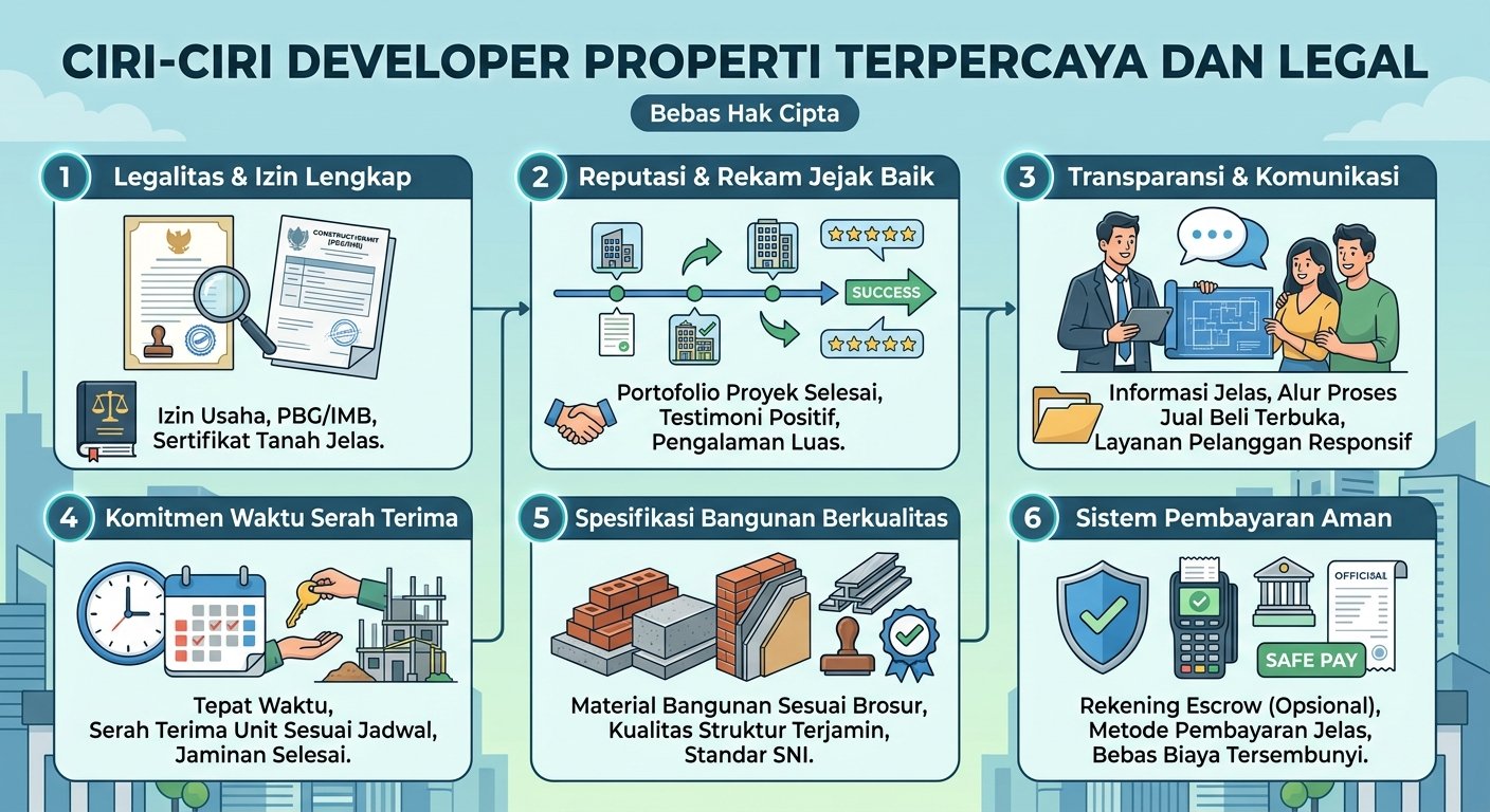 Ciri-Ciri Developer Properti Terpercaya dan Legal
