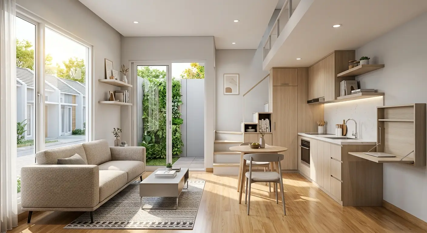 Ide Desain Interior Rumah Tipe 36 Lahan Sempit agar Terlihat Luas dan Modern