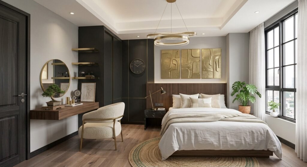 Kamar tidur Gaya Luxury Minimalis (Hotel Bintang Lima)