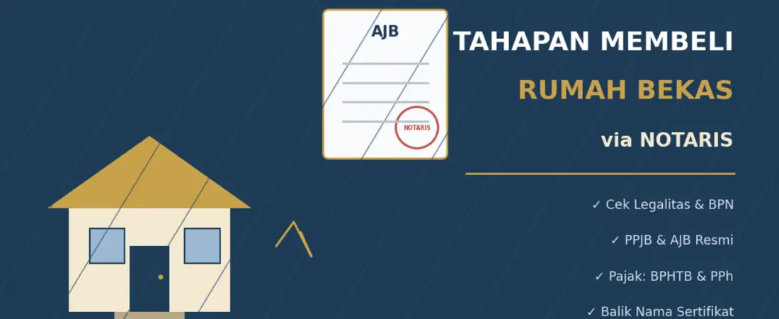 Tahapan Membeli Rumah Bekas via Notaris
