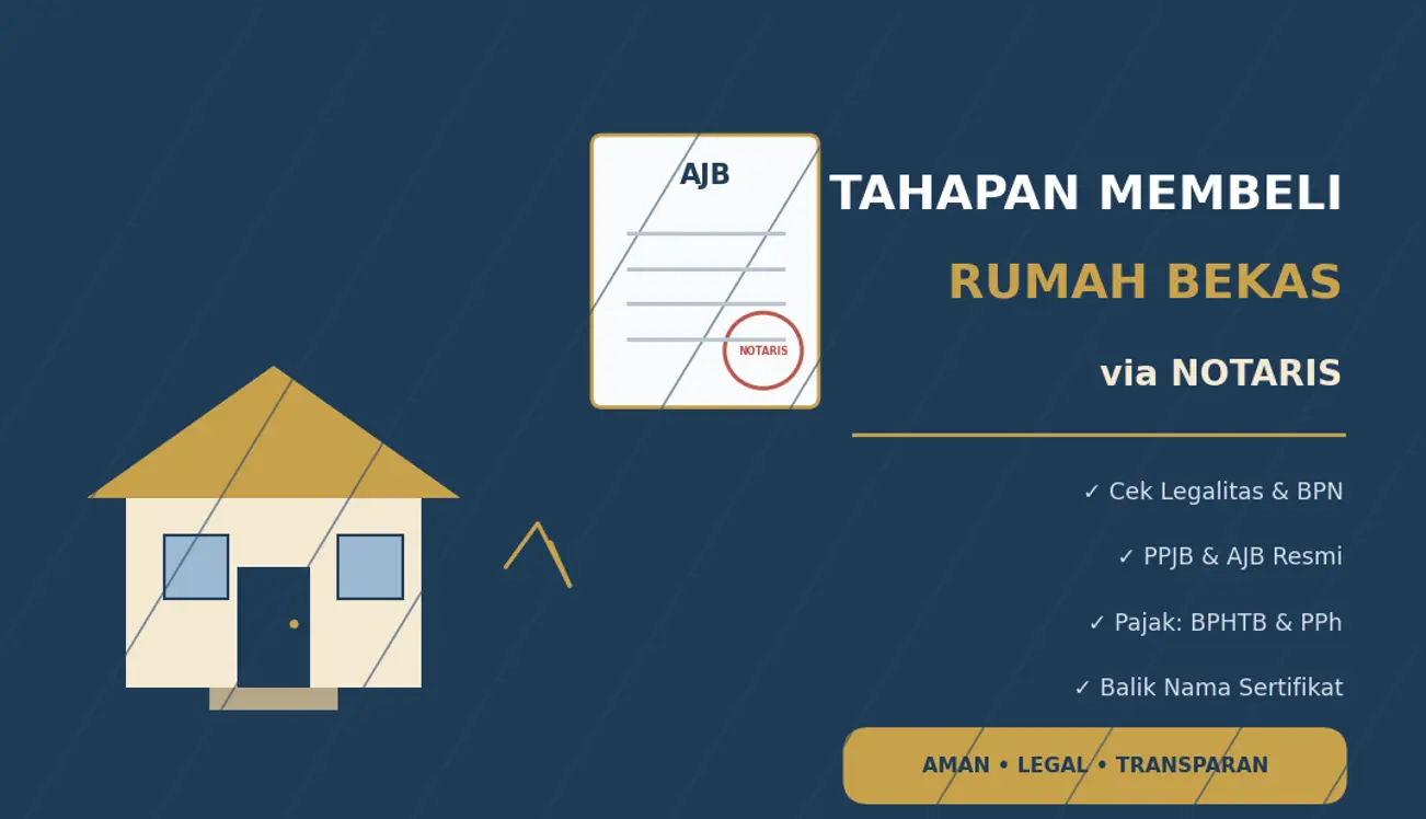 Tahapan Membeli Rumah Bekas via Notaris