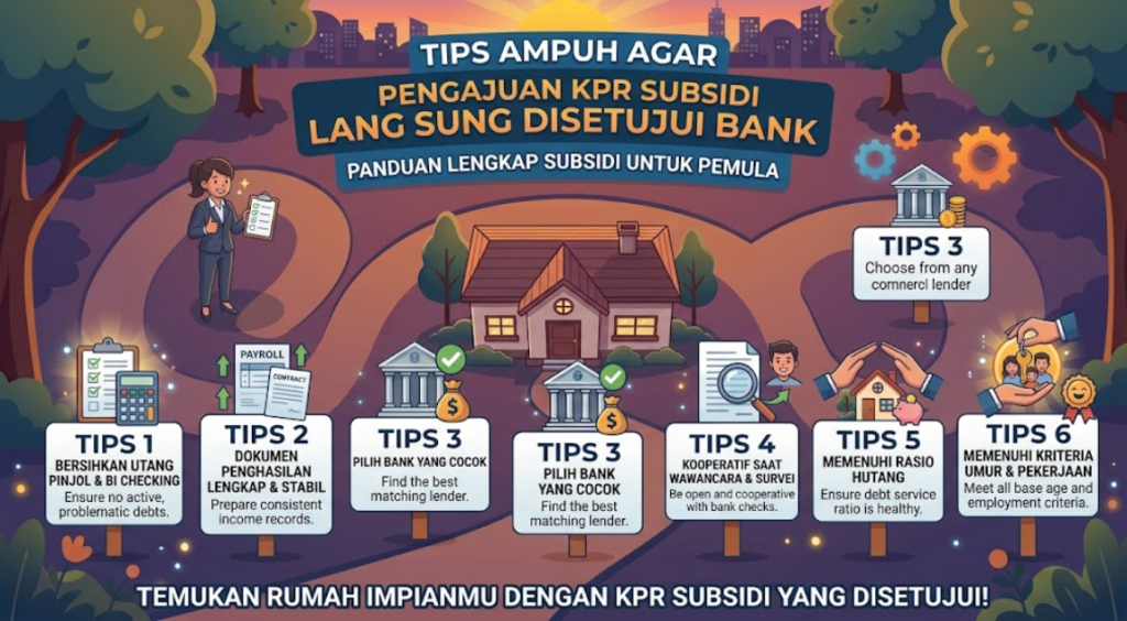 Tips Ampuh Agar Pengajuan KPR Subsidi Langsung Disetujui Bank