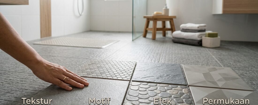 Tips Memilih Motif Keramik Kamar Mandi Yang Tidak Licin