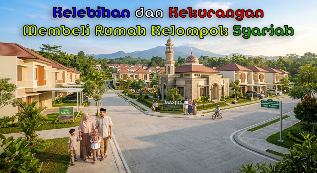 Kelebihan dan Kekurangan Membeli Rumah Kelompok Syariah